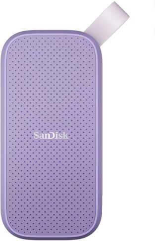 Sandisk 1TB Portable SSD - Lavender, Up to 800MB/s, USB-C, USB 3.2 Gen 2, External Solid State Drive - SDSSDE29-1T00-AWL in Saudi Arabia
