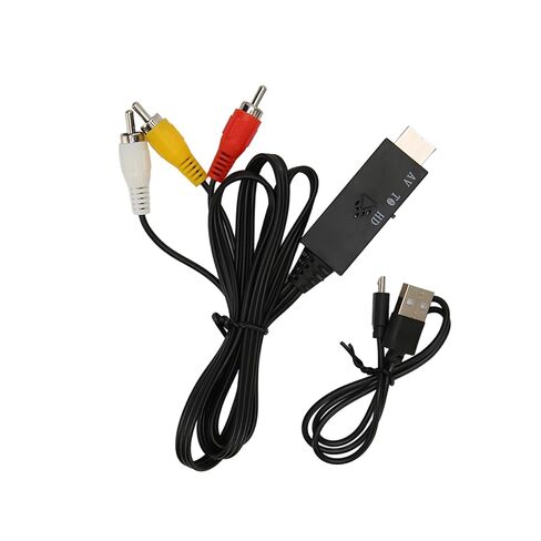 SUNGOOYUE to HD Multimedia Interface Cable, 3.3ft AV to HD Multimedia Interface Converter with Plug and Play, for PS1 PS2 N64 STB VHS VCR DVD Players in Saudi Arabia