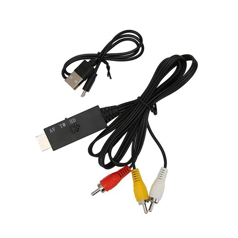 SUNGOOYUE to HD Multimedia Interface Cable, 3.3ft AV to HD Multimedia Interface Converter with Plug and Play, for PS1 PS2 N64 STB VHS VCR DVD Players in Saudi Arabia