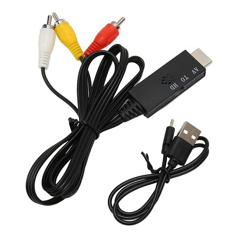 SUNGOOYUE to HD Multimedia Interface Cable, 3.3ft AV to HD Multimedia Interface Converter with Plug and Play, for PS1 PS2 N64 STB VHS VCR DVD Players in Saudi Arabia