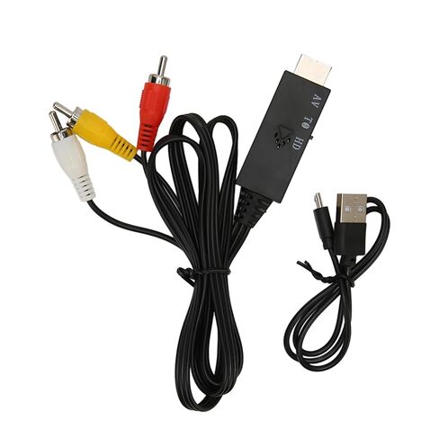SUNGOOYUE to HD Multimedia Interface Cable, 3.3ft AV to HD Multimedia Interface Converter with Plug and Play, for PS1 PS2 N64 STB VHS VCR DVD Players in Saudi Arabia