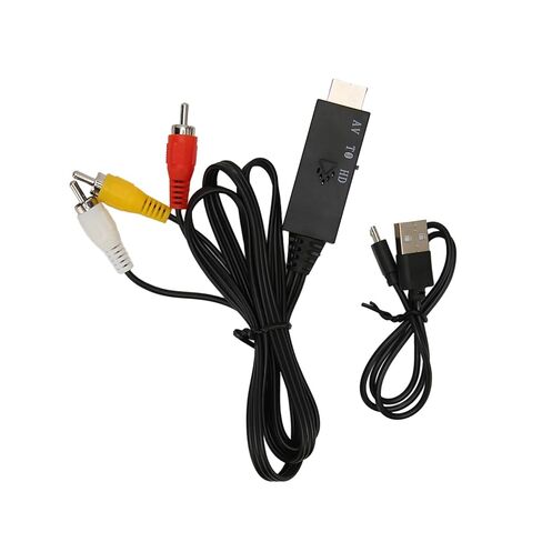 SUNGOOYUE to HD Multimedia Interface Cable, 3.3ft AV to HD Multimedia Interface Converter with Plug and Play, for PS1 PS2 N64 STB VHS VCR DVD Players in Saudi Arabia