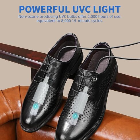 U-V Light O-zone Shoe Deodorizer, Portable U-V Shoe Cleaner for Sneakers, Boots, Dress Shoes in Saudi Arabia