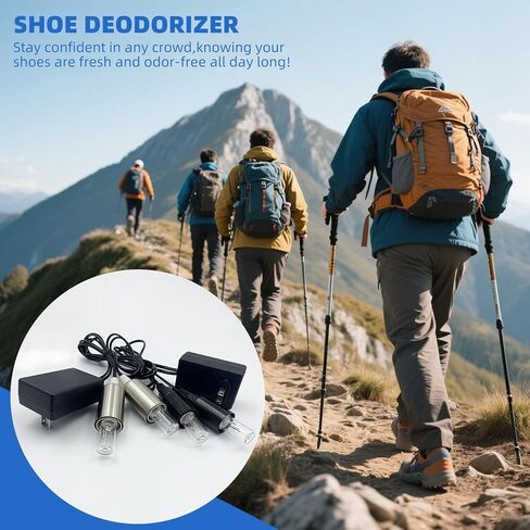 U-V Light O-zone Shoe Deodorizer, Portable U-V Shoe Cleaner for Sneakers, Boots, Dress Shoes in Saudi Arabia