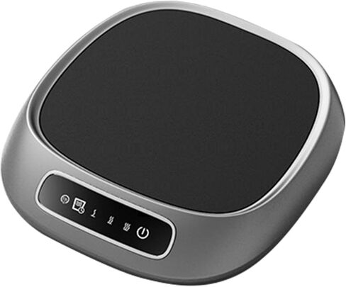 Coffee Warmer for Desk, 3-Temperature USB Mug Warmer with Smart Chip for Office & Home Use, Silver, Home Decorations in Saudi Arabia