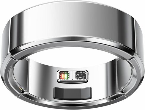 Smart Ring-Adjustable Wearable Ring for Men & Women, Blood Oxygen & Blood Pressure Ring,No App Subscription, Fitness Ring for Sleep Tracking - Heart Rate - Fitness Tracker, L(13.5-18+) in Saudi Arabia