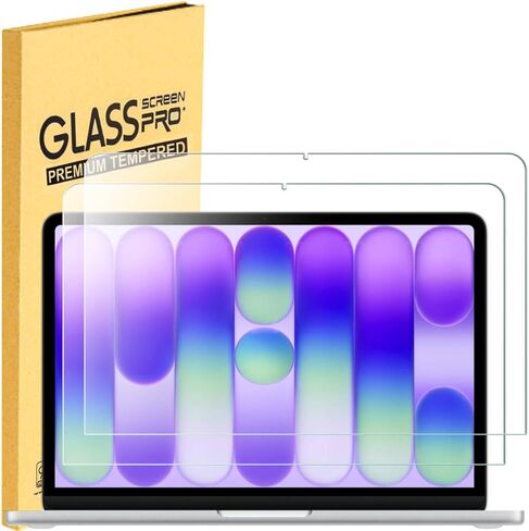 MUBUY-GOL 2 Pack Tempered Glass Screen Protector for 2026 New Macbook Neo 13 inch with A18 Pro Chip A3404 Laptop 9H Hardness No bubbles Anti Fingerprint in Saudi Arabia