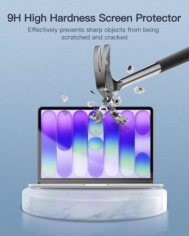 واقي شاشة لجهاز الكمبيوتر المحمول Macbook Neo مقاس 13 بوصة، زجاج مقسى بصلابة 9H لجهاز الكمبيوتر المحمول Macbook Neo، مضاد للخدش، خالٍ من الفقاعات، وضوح عالي الدقة in Saudi Arabia