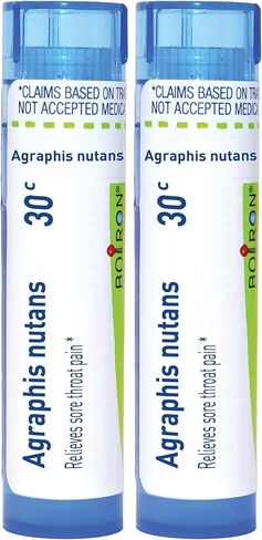 Boiron Agraphis Nutans 30C for Sore Throat Pain - 80 Pellets in Saudi Arabia