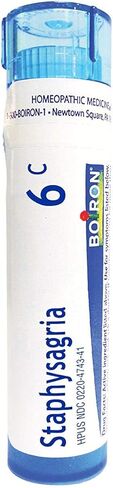 Boiron Staphysagria 6C، 80 حبة، الطب المثلي للجروح الجراحية in Saudi Arabia