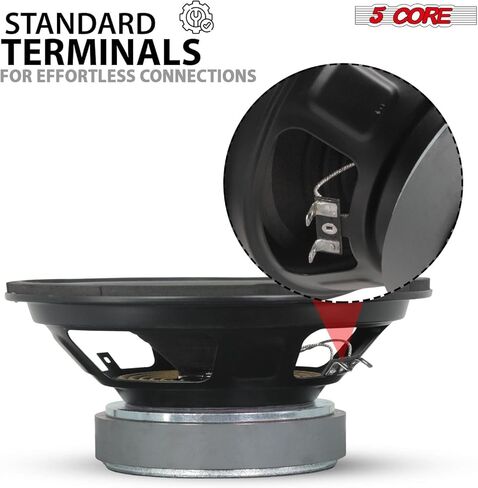 5 Core 8 Inch Subwoofer Pair 500 Watt Car Sub Woofer Speaker 4 OHM W SUPWOOFORS SUPWOOFERS SUPWOOFERS Auto Truck - WF 8 "-890 2PC in Kuwait
