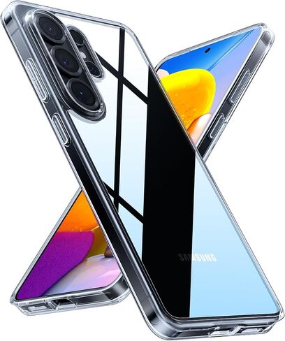 حافظة TORRAS لهاتف Samsung Galaxy S26 Ultra شفافة، [2026 مطورة غير صفراء] [حماية من الدرجة العسكرية 12FT] حافظة شفافة رفيعة لهاتف Samsung S26 Ultra رفيعة، شفافة ماسية، صلبة، 6.9 بوصة in Saudi Arabia