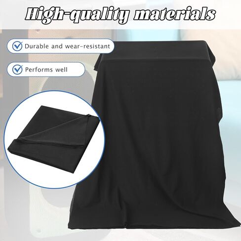 Speaker Grill Cloth, Acoustic Fabric, 67x20 Inch 3D Black Mesh for Speaker Repair, Home Theater, Stage, Ktv, Automotive in Saudi Arabia