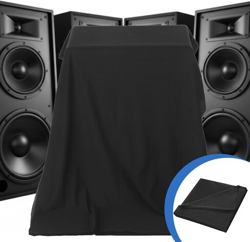 Speaker Grill Cloth, Acoustic Fabric, 67x20 Inch 3D Black Mesh for Speaker Repair, Home Theater, Stage, Ktv, Automotive in Saudi Arabia