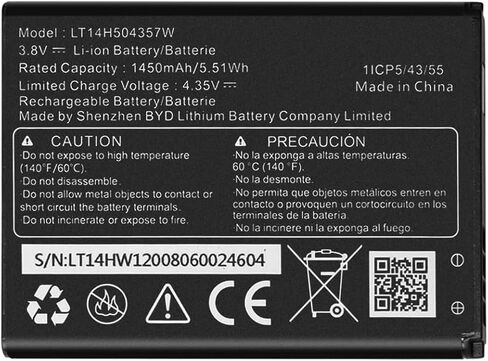 Battery TL14H504357W Compatible with Cingular Flip in Saudi Arabia