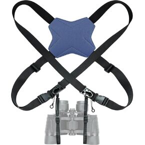 Binocular Harness Strap, Adjustable X-Shaped for Hunting, Hiking & Birding in Kuwait
