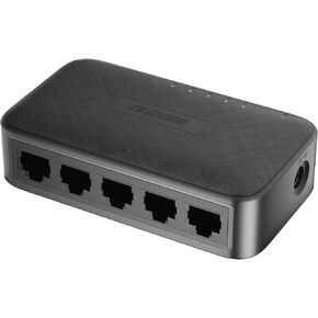 BENFEI 5-Port Gigabit Ethernet Switch, Wall Mount & Desktop Network Switch Hub, Ethernet Splitter, Plug & Play, Unmanaged, Compact, with LED, Fanless Quiet (for Router, NAS, Laptop, Gaming) in Saudi Arabia