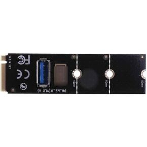 محول M.2 إلى USB 3.0 PCI Express محول بطاقة الفيديو الرسومية موسع M2 إلى PCI-E PCIe X16 فتحة نقل التعدين (اللون: قطعتان) in Kuwait