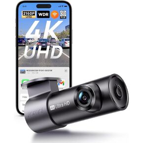 70mai M310 Plus 4K Dash Cam Front with Night Vision, 140° Wide Angle Dash Camera for Cars, WiFi Dashcam with App, Parking Mode, G-Sensor, Loop Recording, Voice Control, Easy Install Car Camera in Saudi Arabia