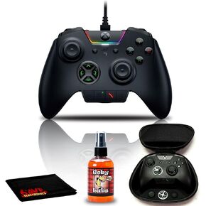 Razer Wolverine Ultimate Wired Gaming Controller (Black) Bundle with 6Ave Cleaning Kit - for PC, Xbox One, and Xbox Series X in Saudi Arabia