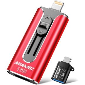 512GB Flash Drive for iPhone Photo Stick USB Memory Stick, Portable Thumb Drive for Photo Video Storage and Transfer, Compatible with iPhone, iPad, Android, PC (Blue) in Kuwait