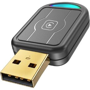 Wireless CarPlay Adapter for Apple iPhone - Convert Wired to Wireless Car Play, Mini & Gold-Plated Connector, A8 Chip, Quick Auto Connect, USB A/C Plug and Play, for iPhone iOS 10+ & Cars from 2016+ in Kuwait