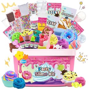 DIY Cake& Chocolate Donuts& ice Cream Dessert Theme Slime Kit for Kids Party Favors to Make Butter Cloud and Foam Slime, DIY Slime suppliers for Girls and Boys in Saudi Arabia