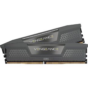 ذاكرة الوصول العشوائي CORSAIR Vengeance DDR5 بسعة 16 جيجابايت (2 × 8 جيجابايت) حتى 6000 ميجاهرتز CL36-44-44-96 1.35 فولت AMD EXPO وIntel XMP 3.0 ذاكرة الكمبيوتر المكتبي - رمادي (CMK16GX5M2E6000Z36) in Kuwait
