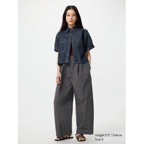 Uniqlo Cotton Volume Easy Pants in Kuwait