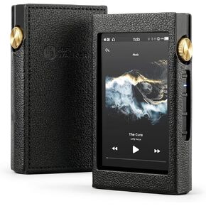 حافظة جلدية PU واقية من HIFI WALKER لمشغل الموسيقى المحمول H20، غطاء متين مقاوم للصدمات، حافظة واقية خفيفة الوزن (أسود) in Saudi Arabia