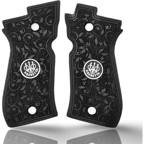 Compatible with Beretta F81 / F84, Real Wood Grips – Fits 81F, 81FS, 81BB, 84F, 84FS, 84 Cheetah – Durable, Comfortable, Easy Install in Saudi Arabia