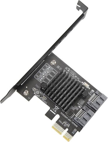 SUNGOOYUE PCIe Card 2 Ports, 6Gbps High Speed Data Transmission with Hardware Engine and S.M.A.R.T Support, for 8 10 11 and System in Saudi Arabia