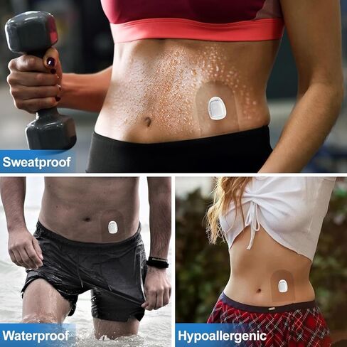 حزمة LiangMai مكونة من 40 رقعة لاصقة Omnipod، رقعة مقاومة للماء وشفافة لـ Omnipod، مسامية، صديقة للبشرة وذاتية اللصق مع فتحة، متينة حتى 10 أيام in Saudi Arabia