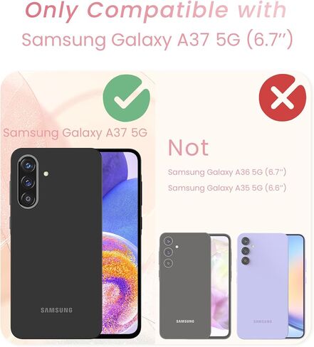 for Samsung Galaxy A37 5G Cute Love Heart Kickstand Woman Girls Phone Case with Screen Protector: Luxury Plated Gold Edge Slim Soft TPU Full Camera Protection Case Cover for A37 5G (Pink) in Saudi Arabia