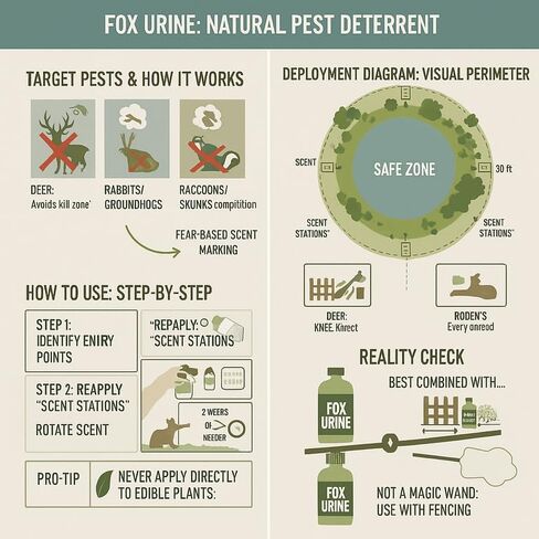 Red Fox Urine, 100% Pure, 8 oz, Natural Animal Urine, Hunting Attractant, Garden Protection, Squeeze Bottle in Saudi Arabia