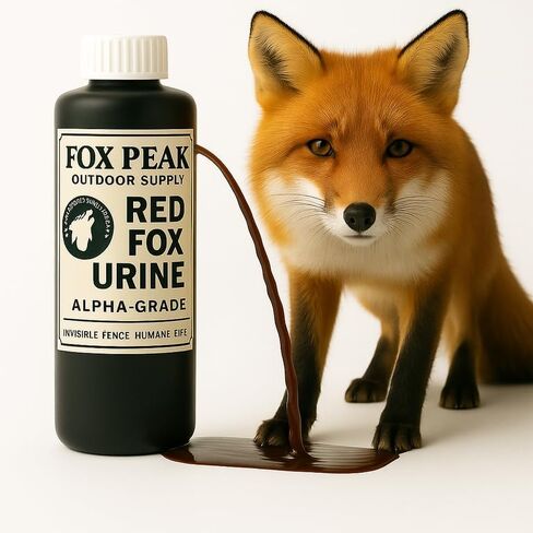 Red Fox Urine, 100% Pure, 8 oz, Natural Animal Urine, Hunting Attractant, Garden Protection, Squeeze Bottle in Saudi Arabia