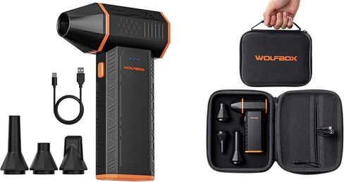 WOLFBOX MF50 منفضة الهواء المضغوط وحقيبة الحمل الصلبة in Saudi Arabia