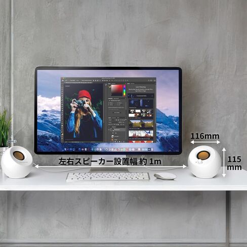 مصدر طاقة USB من Creative Pebble مع مكبر صوت نشط 4.4 وات مخرج قوي 45 درجة للأعلى، مشغلات صوت ثقيلة سلبية، أسود in Saudi Arabia