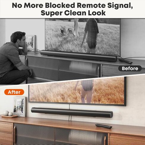 PUTORSEN Sonos Arc Ultra & Sonos Arc Soundbar Wall Mount, Sound Bar Mounts Under TV, Hidden Design,with Spirit Level and Protective Foam Pads,Weight Capacity 22 LBS in Saudi Arabia