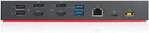 Lenovo ThinkPad Hybrid USB-C Dock US (40AF0135US) with USB Type-A Adapter + ZoomSpeed HDMI Cable (with Ethernet) + Starter Bundle in Saudi Arabia