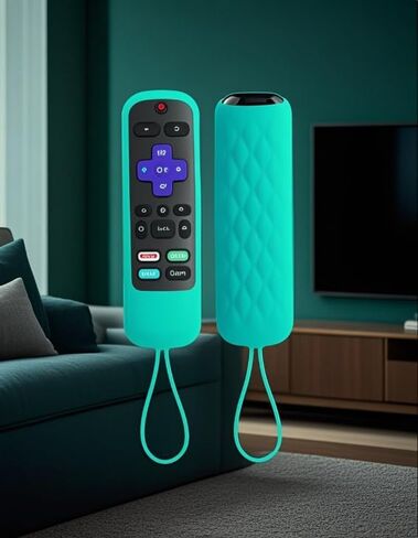 Remote Control Cover Glow in The Dark for Easy Finding Universal Replacement Controller Silicone Sleeve Skin Luminous Blue BLC1459-01 in Saudi Arabia