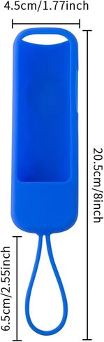 Remote Control Cover Glow in The Dark for Easy Finding Universal Replacement Controller Silicone Sleeve Skin Luminous Blue BLC1459-01 in Saudi Arabia