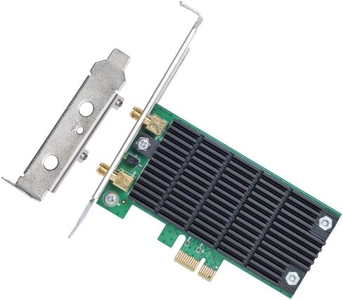 TP-Link Archer T4E AC1200Mbps Dual-Band Wireless WiFi Adapter for PC with Two Antennas, PCIe WiFi Card for Desktop, Low-Profile Bracket Included, Supports Windows 11/10/8.1/8/XP (32/64 bit) in Saudi Arabia