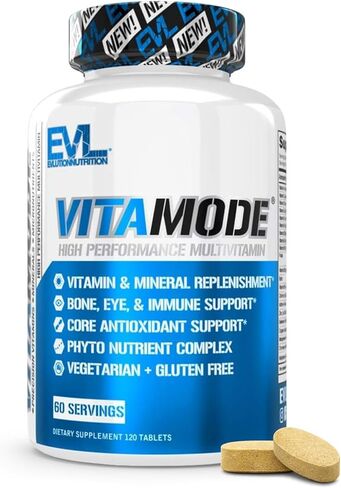 EVL Advanced Daily Multivitamin for Men - Men's Multivitamin with Essential Minerals Phytonutrient Complex and VitaMode Active Mens Vitamins for Energy with Lycopene for Muscle Bone and Immune Support in Saudi Arabia