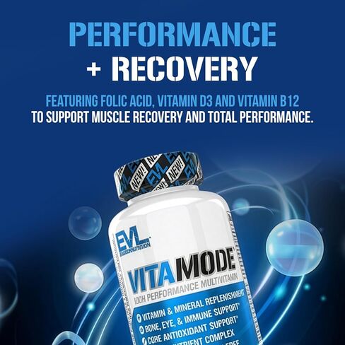EVL Advanced Daily Multivitamin for Men - Men's Multivitamin with Essential Minerals Phytonutrient Complex and VitaMode Active Mens Vitamins for Energy with Lycopene for Muscle Bone and Immune Support in Saudi Arabia