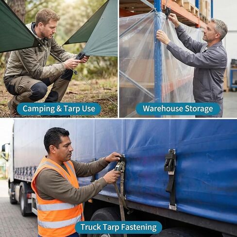 20 Pcs Tarp Clip Heavy Duty Lock Grip Tarp Clamps Tent Fasteners Clip Holder Camping Clamp Clip Tighten Lock Tent Snap Grip for Outdoor Camping Canopy in Saudi Arabia