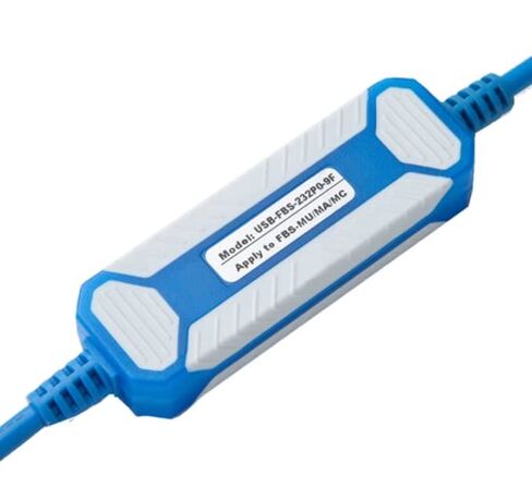 USB-FBS-232PO-9F for FBS B1Z Series PLC Programming Cable Download Cable Gold Plated Version (Blue) in Saudi Arabia