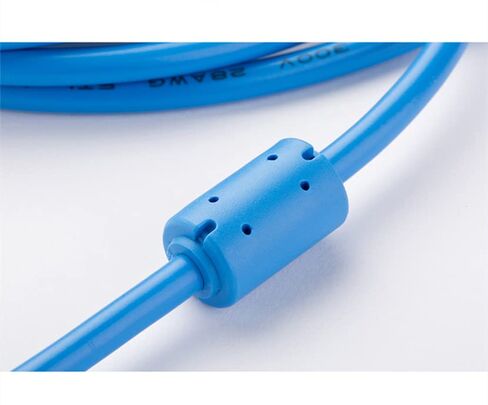 USB-FBS-232PO-9F for FBS B1Z Series PLC Programming Cable Download Cable Gold Plated Version (Blue) in Saudi Arabia