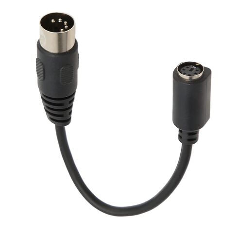 كابل محول لوحة المفاتيح Yosoo Health Gear PS/2، محول DIN 5 Pin ذكر إلى Mini DIN 6 Pin أنثى لتوصيل فأرة الكمبيوتر in Saudi Arabia