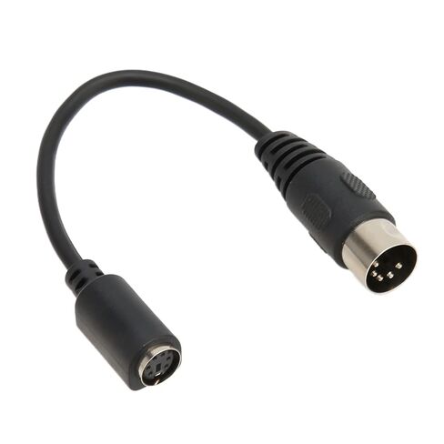 كابل محول لوحة المفاتيح Yosoo Health Gear PS/2، محول DIN 5 Pin ذكر إلى Mini DIN 6 Pin أنثى لتوصيل فأرة الكمبيوتر in Saudi Arabia